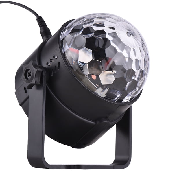 Lámpara de escenario Luz LED Luz de fiesta colorida Flash Lámpara de escenario Bola de discoteca Luz estroboscópica de escenario LED Sonido activado con control remoto para fiestas Discoteca Bares Clu Tomshoo Lámpara de escenario