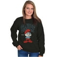 thumbnail image 3 of Papa Smurf Vintage Varsity Cartoon Sweatshirt for Men or Women Brisco Brands S, 3 of 6