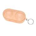 thumbnail image 1 of 2x Estuche portátil para pelotas deportivas, 2 pelotas, bolsa con llavero para pong, tenis de , novedoso Sharpla  Contenedor de pelotas de tenis de mesa, 1 of 8