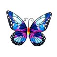 thumbnail image 2 of Esculturas de mariposas de metal, decoración de pared de mariposas de metal, ala, 9.84 '' para interiores Estilo C, 2 of 9