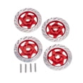 thumbnail image 1 of Disco de freno de metal universal para coche RC a escala 1:10, accesorios decorativos para vehículos. rojo, 1 of 9