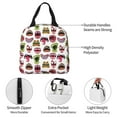 thumbnail image 3 of Rateoe Halloween Mouth Pattern Insulated Lunch Bag with Thick Aluminum Foil Lunch Tote Bag with Front Pocket for Men and Women, Ideal for Work, School, Picnics, and Travel, 3 of 5