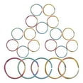 thumbnail image 5 of WHAMVOX 20pcs Metal Split Rings Small Round Key Rings Metal Keychain Rings Keychain Round Key Rings, 5 of 5