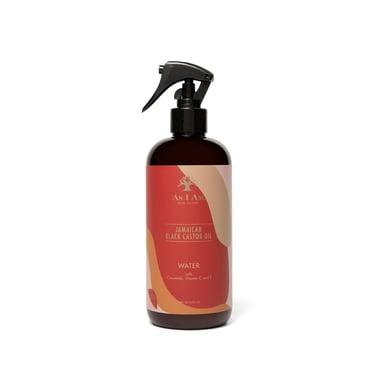 As I Am Jamaican Black Castor Oil Water Moisturizing Hair and Scalp Spray for Dry Hair Hydration and Frizz Control 16 fl.oz. with Ceramide, Vitamin C and E