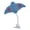 Blue, variant on mdesiwst Plush Manta Ray Dog Chew Toy with Cotton Rope Squeaky Stuffed Sea Animal Plushie Boredom Reduction Dog Teething Interactive Toy