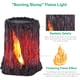 thumbnail image 2 of Luces solares para exteriores, tocones en llamas, linternas de llama parpadeante, iluminación decorativa de paisaje con energía solar para jardín, patio, camino, terraza, patio (paquete de 2), 2 of 5