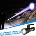 thumbnail image 2 of Linterna LED de luz potente - Linterna LED portátil con zoom telescópico recargable, 2 of 5