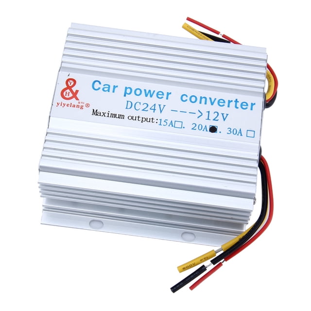 Sidaley Convertidor DC DC del regulador de voltaje de la energía del coche de 24V a 12V 20A Paneles de instrumentos para automóviles