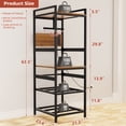 thumbnail image 5 of 3D Printer Stand with Filament Storage, Heavy-Duty Metal Frame, T-Type Holder & Power Panel, Open Frame Workstation for Home & Workshop,Small, 5 of 8