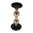 thumbnail image 2 of Portavelas de hierro y Metal, MESA CENTRO de MESA, adorno de galvanoplastia elegante y resistente, decorativo para accesorios de dormitorio Talla M mayimx Candelero, 2 of 9