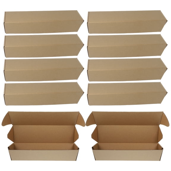 BESTYASH 10Pcs Ergonomic Design Mailing Box Kraft Paper Triangle for Packaging