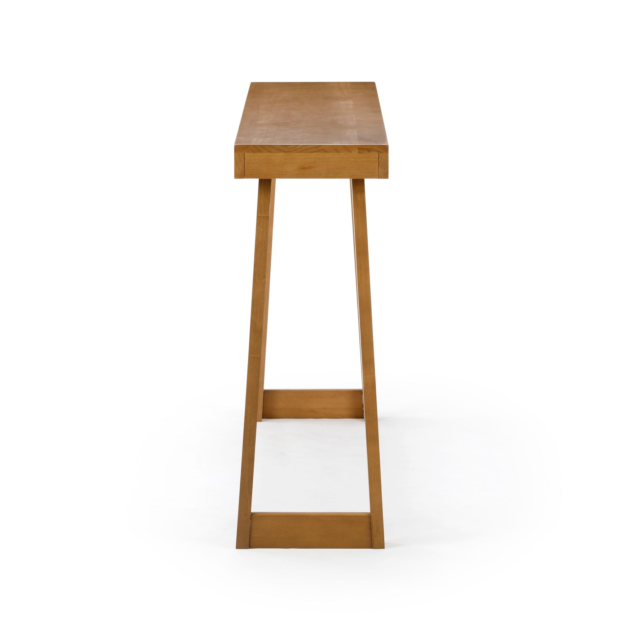 Plank+Beam Solid Wood 66" Console Table, Classic Entryway Table, Narrow Foyer Table