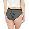 thumbnail image 4 of Effete Feline Claw Marks Scratch Women Underwear (AOP), 4 of 5
