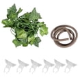 thumbnail image 2 of 8pcs Bendable Hanging Climbing Plants Simulation Plant Rattan for Pet Tank, 2 of 6