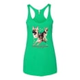 thumbnail image 2 of Wild Bobby, If It's Not a German Shepherd It's Just a Dog Gift | Womens Dog Lover Premium Tri-Blend Racerback Tank Top, Envy, Small, 2 of 3