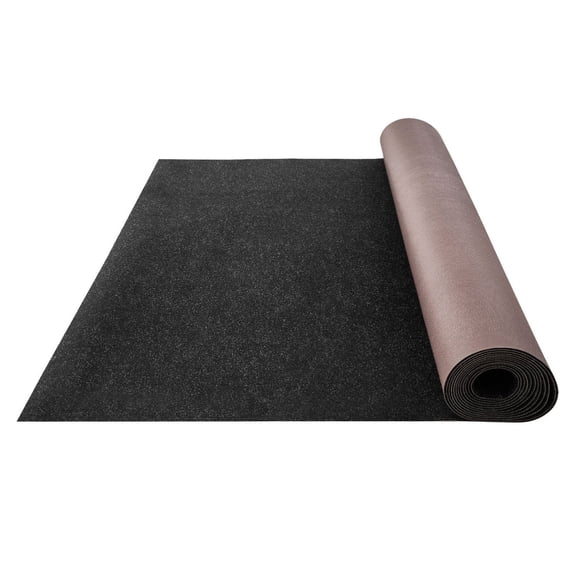 Boat Carpet 6x18 ft Marine Carpet Waterproof Black Indoor Outdoor Rug Anti-Slide Boat Flooring
