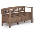 thumbnail image 1 of Simpli Home Adams Wood 48" Contemporary Entryway Bench in Rustic Natural Brown, 1 of 8