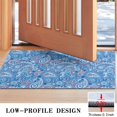 thumbnail image 3 of Blue Paisley Pattern Door Rugs,Washable Non Slip Door Mats Indoor,Decorative Door Mats,Entry Mat Indoor for Entrance,Bedroom,Kitchen,Bathroom,17"x30", 3 of 6