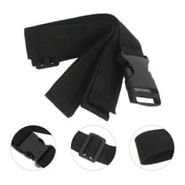 Pretyzoom Back Pack Strap Extender Bag Strap Black Plastic 1Set