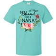 thumbnail image 3 of Inktastic Blessed to Be a Nana with Pink Flowers T-Shirt, 3 of 5