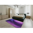thumbnail image 4 of Ahgly Company Indoor Square Patterned Bright Purple Area Rugs, 5' Square, 4 of 6