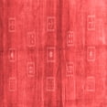 thumbnail image 1 of Ahgly Company Indoor Square Abstract Red Contemporary Area Rugs, 3' Square, 1 of 4