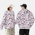 thumbnail image 4 of Balery Happy Columbus Day Sudadera ligera de manga larga con capucha y protección solar UPF 50+ para hombre y mujer, ideal para pesca y running-XX-Large, 4 of 7