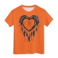 thumbnail image 6 of Godom Girls Shirts Short Sleeve Comfortable Cotton Tees for Kids Kids Tee Tops Girl Clothes, 6 of 6