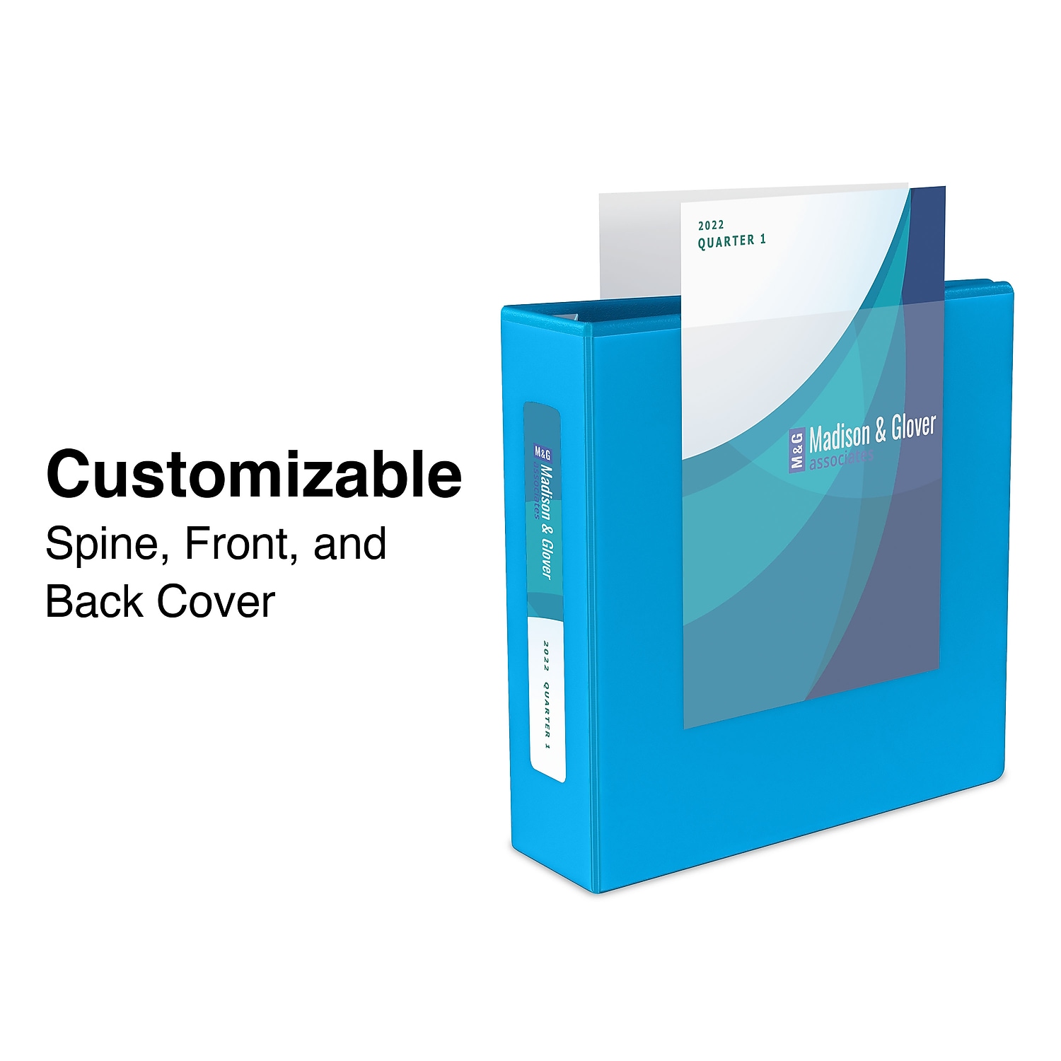 3" Staples Heavy-Duty View Binder with D-Rings Light Blue 976042