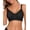 black, variant on SHARICCA Jelly Bras for Women No Underwire V Mesh Push Up Bralette with W-Shape Support, Wireless Seamless Bra