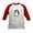 Red/White, variant on CafePress - Volleyball Penguin Kids Baseball Jersey - Kids Cotton Baseball Jersey, 3/4 Sleeve Shirt
