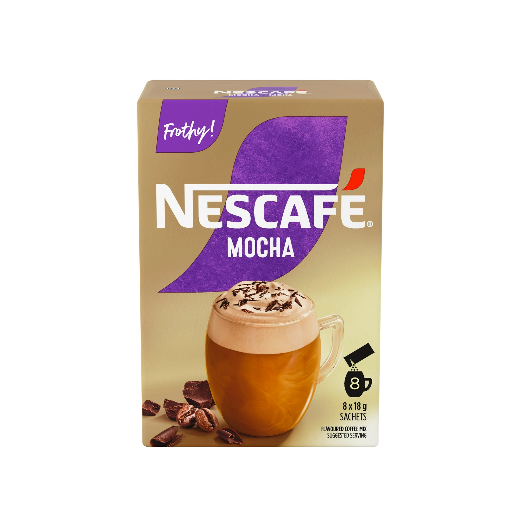 Mocha Flavoured Frothy Instant Coffee Mix, Decadent Chocolate