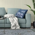 thumbnail image 3 of Arabian Traveler Throw Pillow in Blue 20 x 20, 3 of 3
