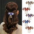 thumbnail image 3 of Odeerbi Jeweled Butterfly Alligator Snap Hair Clips for Women Girls Glitter Sparkly Gems Crystal Rhinestone Butterfly Alloy French Barrettes Hairpin Headpieces, 3 of 4