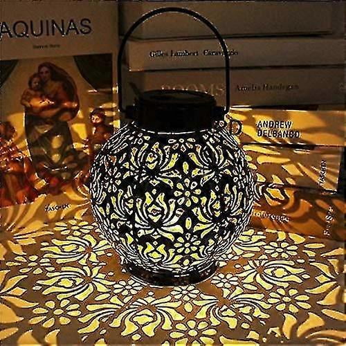 Outdoor Solar Lantern, Solar Decorative Lamp Garden Lantern, Ip44 Waterproof Solar Decorative Lamp Garden Lantern (black)