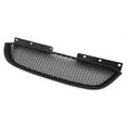 thumbnail image 6 of Front Bumper Grill Grille Cover For Hyundai Genesis Coupe 2008-2012 Matte Black Glossy Black Carbon Fiber Look, 6 of 10