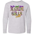 thumbnail image 3 of Inktastic Mardi Gras Let the Good Times Roll Long Sleeve Youth T-Shirt, 3 of 5
