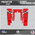 thumbnail image 4 of Kalair GFX Graphics Kit for Yamaha ATV BANSHEE 350 (2001-2012) Predator Series, 4 of 5