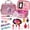 Pink, variant on Flooyes Kids Makeup Kit for Girls,Washable Makeup Kit Cosmetics Toys Gift for Little Girls Toddlers Dress up Set,Birthday Gift Toys for 3-6 Years Girls