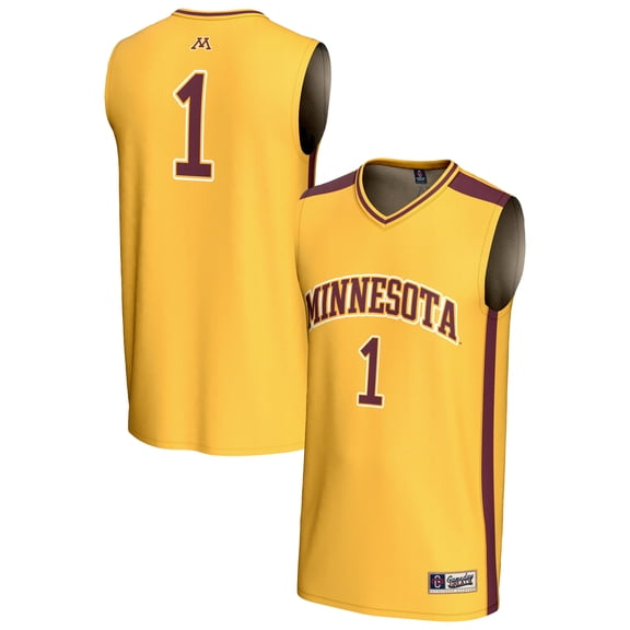 Unisex GameDay Greats #1 Gold Minnesota Golden Gophers Lightweight Collegiate Basketball Fashion Jersey