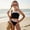Black, variant on Dpytoraw Girls Swimwear Cute Top With Slip Design Backless Swimsuit For Summer Beach Pool Party Size Black 5-6 Years