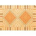thumbnail image 1 of Ahgly Company Indoor Rectangle Southwestern Orange Country Area Rugs, 2' x 5', 1 of 1