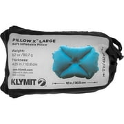 Klymit Pillow X Large Durable Inflatable Camping Travel Pillow, Teal