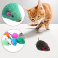 thumbnail image 3 of Cat Mouse Toys Rattle Mouse Cat Toy Assorted Interactive Cat Toys for Indoor Kitten Cats Catch Play Mouse Toy Sound Mouse 1pcs Rat Random 11cm, 3 of 6