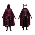 thumbnail image 2 of Disfraz de Cosplay de Marvel Wanda Vision Scarlet Witch para mujer, traje de carnaval, máscara hecha a medida, disfraz de Halloween de alta calidad, 2 of 5