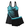 thumbnail image 4 of Womens Straps Swimwear Tankini Swimwear 2pcs SetL, 4 of 5