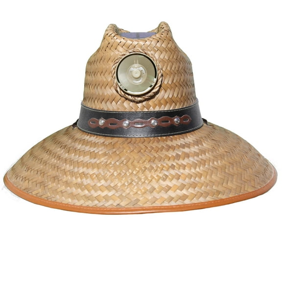 Kool Breeze Solar Cooling Straw Hat - Men's Thurman with Band (S)