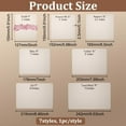 thumbnail image 2 of 7Pcs Acrylic Headband Boards Templates Headband Size Guide Measuring Boards Rectangle Clear 150~152x127~242x2.5mm, 2 of 5