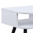 thumbnail image 2 of Benjara Coffee Table with Melamine Paper Veneer Top and 1 Drawer, White, 2 of 5