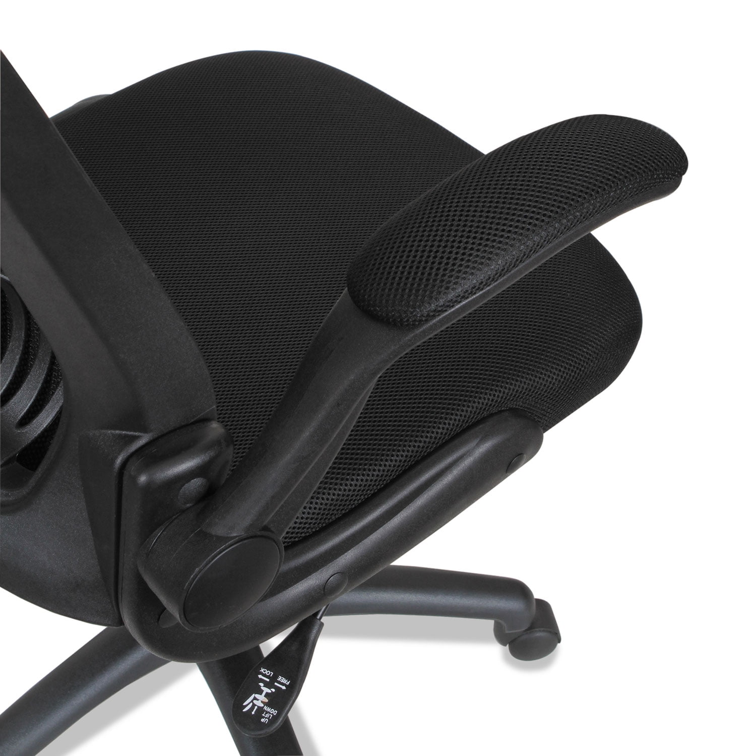 Alera EB-E Series Swivel/Tilt Mid-Back Mesh Chair, Supports Up to 275 lb,  Black 